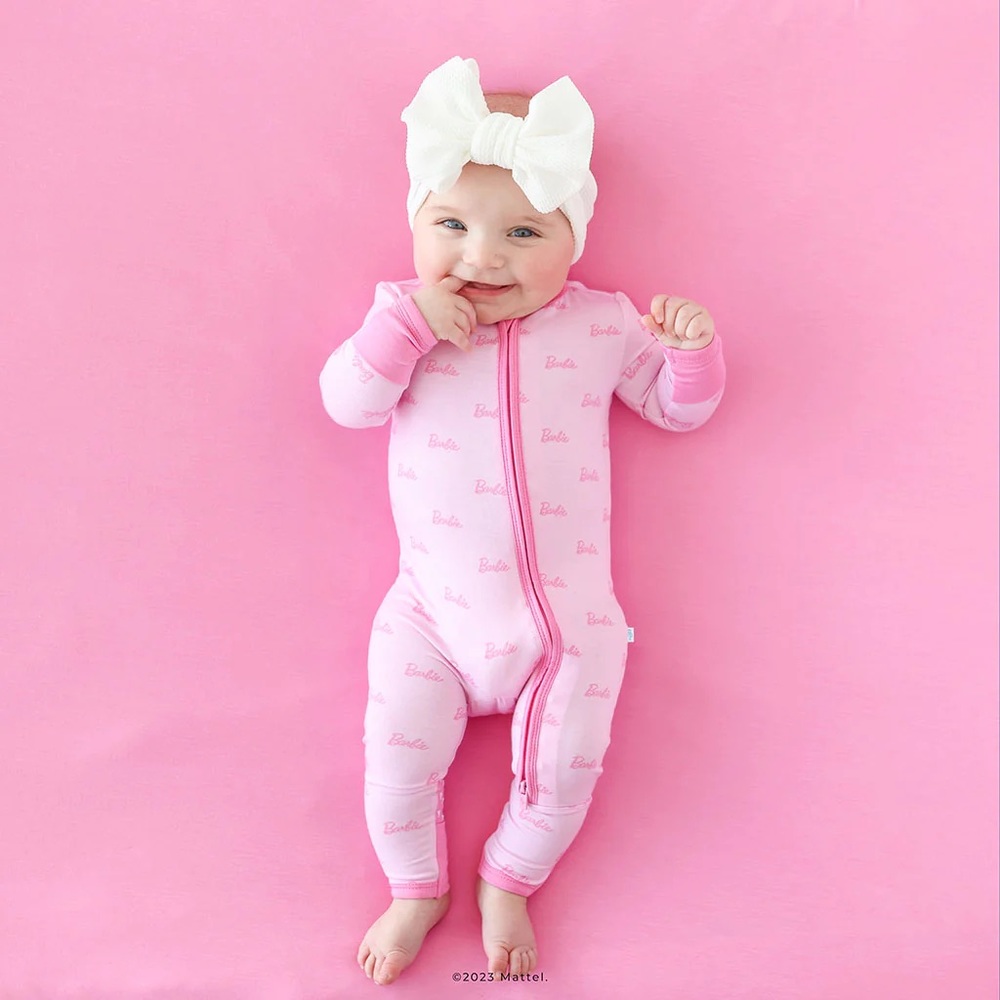 POSH PEANUT X BARBIE PASTEL CONVERTIBLE PAJAMA - Picture 2 of 3